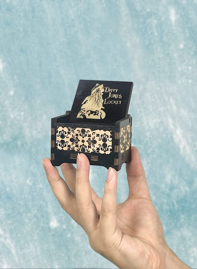 Sooharic Davy Jones Music Box, Fans Gifts/Collection Wind-up Mechanism Wooden Music Box Crafts - Image 4